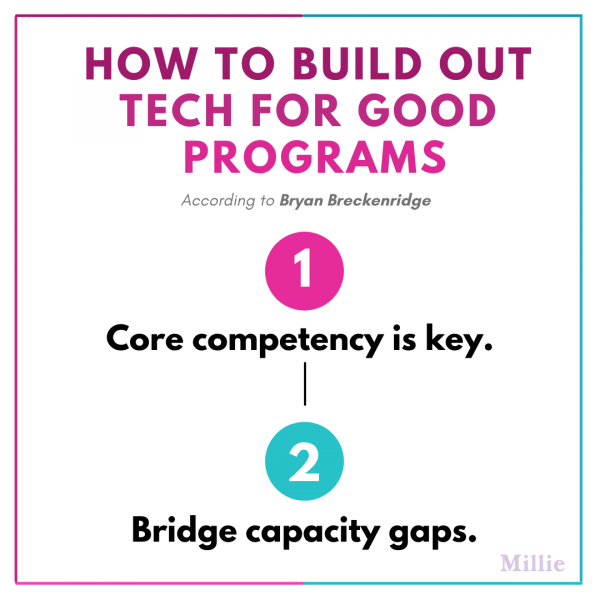 How to Build out product or tech for good programs (2)