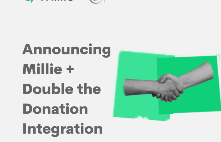 Millie + Double the Donation Integration