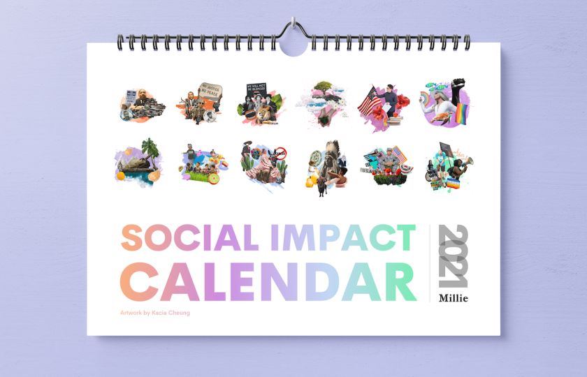 millie csr social impact calendar